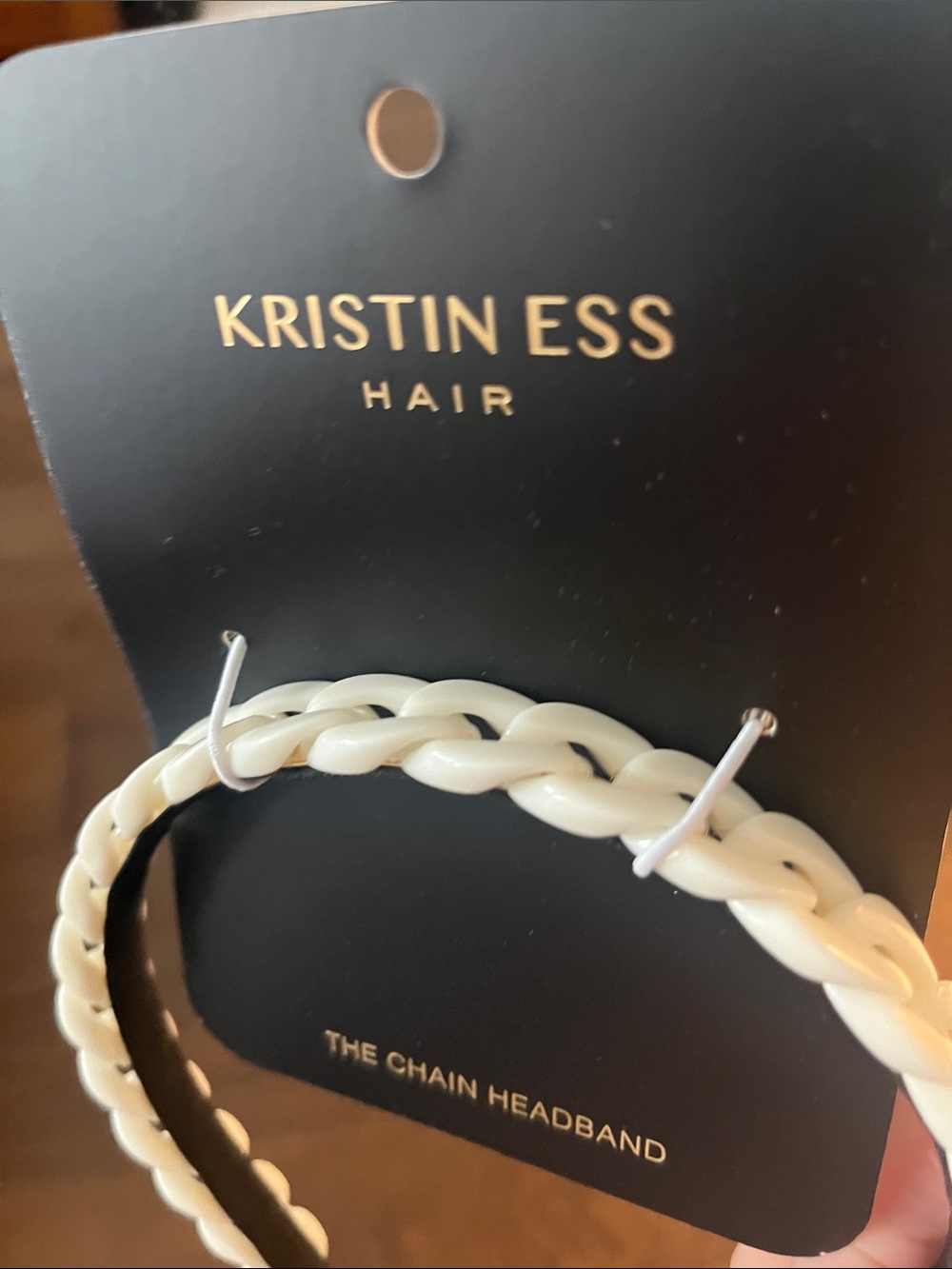 Cream Chain Headband - Picture 2 of 2